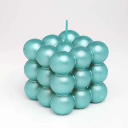 Figure candle "Babble" Big Cube, 5x5x5 cm, Tiffany-1