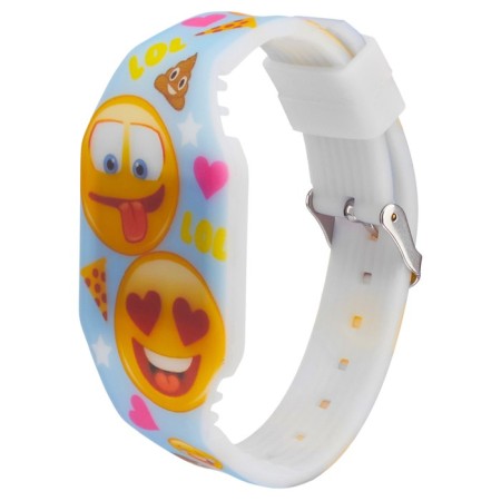 Watch of washing electronic, children's, "emoticons", strap L-23.5 cm-1