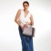 Female Bag Textura, Tout, Middle Size, Cabbage Color