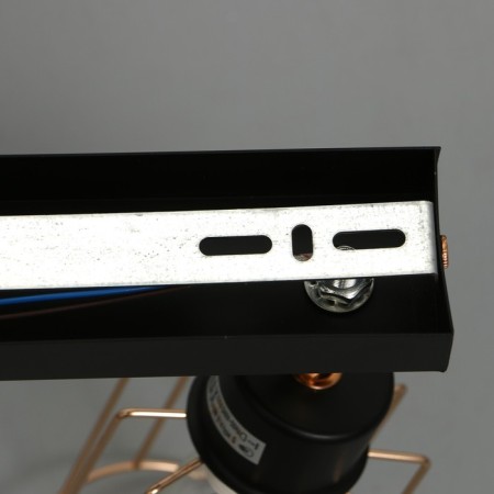 Lighting light Alex 3x60W E14 Black/gold 46x9x20cm-7