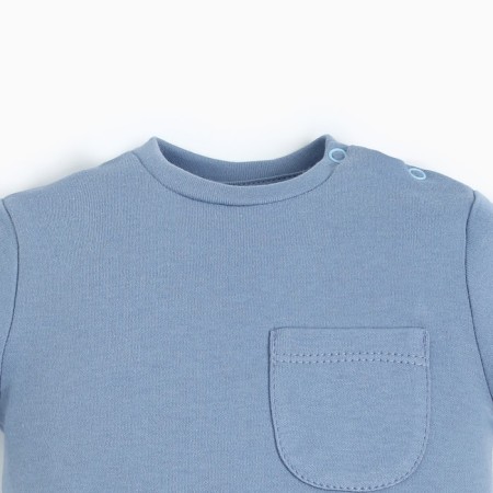 T-shirt Troshka I'm Street Style, height 68-74 cm, blue-1