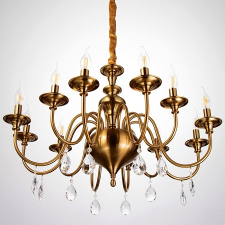 Anter chandelier 12x40W E14 Brass 75x75x50 cm Bayerlux-1