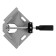 Corner tundra clamp, metal, one clamp, 68 mm