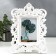 Photo frame plastic 10x15 cm "Royal lush leaves" white 28x20.5 cm