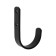 The hook is wall, universal, 100x65x20, black color
