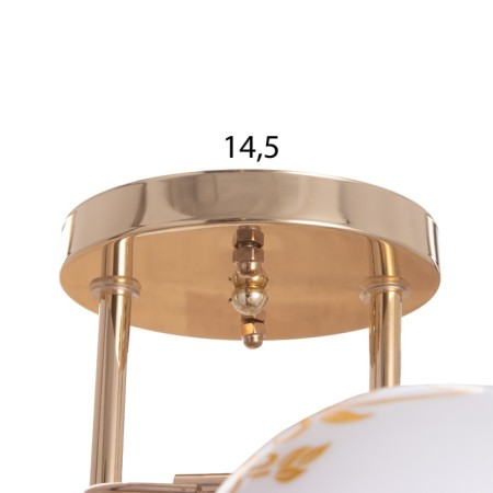 Ayon chandelier 2x40W E27 Gold Model: 2612380-5
