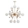 Modesta chandelier 12he27 gold 83x83x100 cm