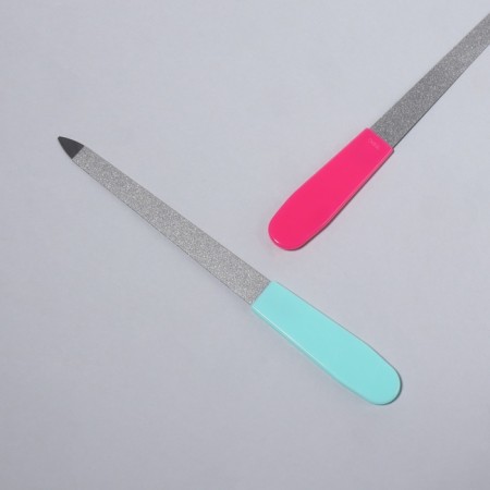Metal file for nails, 15 cm, color mix-1