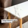Coffee table, tree, 60x30x53 cm, white
