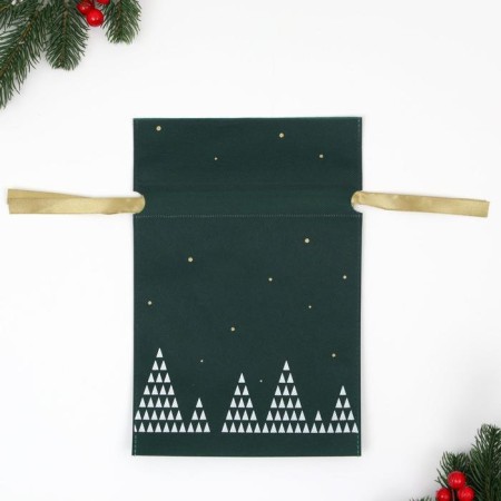 Gift bag "Magic Forest" green, 20 x 30 cm-2