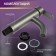 Zein Z3652 shell mixer, single-leaf, excess height 8 cm, ABS plastic, graphite