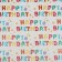 Package paper, glossy "Happy Birthday", 70 x 100 cm, 1 sheet
