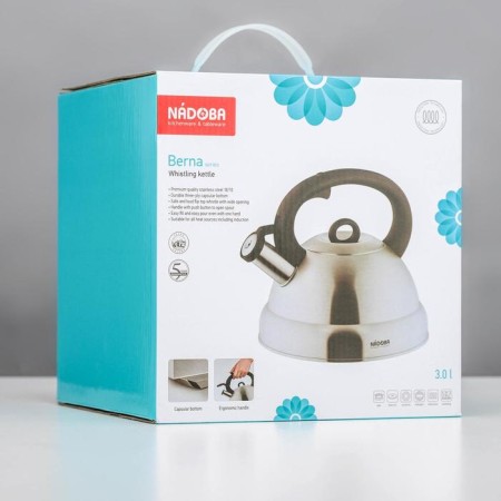 Nadoba berna whistle kettle, 3 l-5