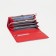 Women's wallet on magnets, red color