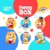 Set for children Funny Box “Girl with a Bear”, set: rainbow, instructions, stickers, mix, in package