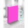 Folder with A4 clamp, 700 microns, root 27 mm, calligrata duble neon, inner pocket, up to 180 sheets, fuchsia