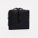 Women's wallet on the button, black color