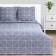Bed linen Ethel Duet Night Haze 143x215 cm - 2 pcs, 220x240 cm, 70x70 cm -2 pcs