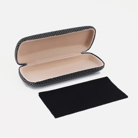 Case for glasses on the cracker, black/silver color-1