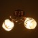 Jeannet chandelier 2x40W E27 Gold Model: 2800064