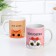 Set of paired mugs sublimation "best cats", 320 ml, with application