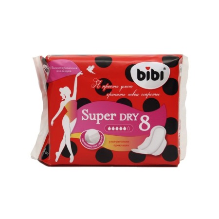 Gaskets "Bibi" Super Ultra Dry 8 pcs.-1