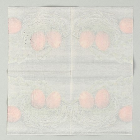 Paper “Easter eggs” napkins in a nest, 25x25 cm, set 20 pcs.-2