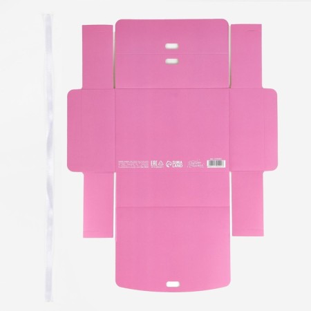 Gift folding box, packaging, “pink”, 16.5 x 12.5 x 5 cm-5