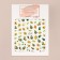 Avocado nail stickers, multi -colored