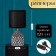 Risalux lampline table lamp Tirsalux, E14, 40 W, white-black, 13 × 13 × 27 cm