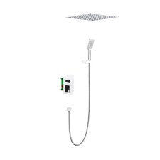 Душевая система Timo Selene SX-2029/00SM, встроенная, тропический душ, ручная лейка, хром