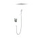 The shower system TIMO SELENE SX-2029/00sm, built-in, tropical shower, hand watering can, chrome