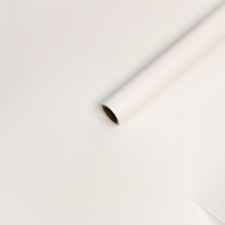 Flower film, matte, white, 57 cm x 10 m-2
