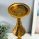 Summary Metal for 1 candle "Giuseppe" aged bronze 15x15x63 cm