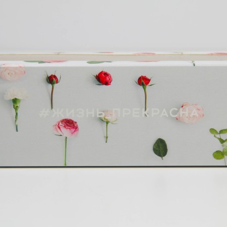 Box for Makarun, confectionery packaging "Life is beautiful", 5.5 x 18 x 5.5 cm-2
