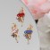 Brooch "Ballerina" mini, color mix (indivisible packing 12 pcs., Price per pcs.)
