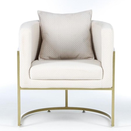Gregor chair light-beige/gold-1