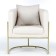 Gregor chair light-beige/gold