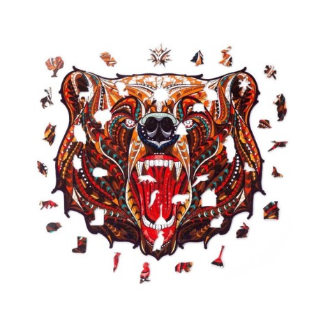 Figure puzzle "Fairytale" Bear ", size S-1