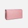 Women's wallet on magnets, pink color