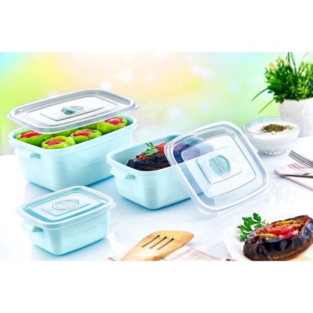 Set of containers for microwave hobbylife, 3 pcs-1