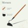 Motyga, blade 16 cm, wooden stalk 100 cm, Greengo