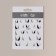 Nail stickers "French", white/silver/black color