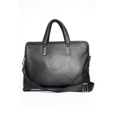Male portfolio, genuine leather, DG black, 37x7x29 cm