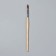 Brush for extensions and design of nails, petal, 19.5 cm, beige color