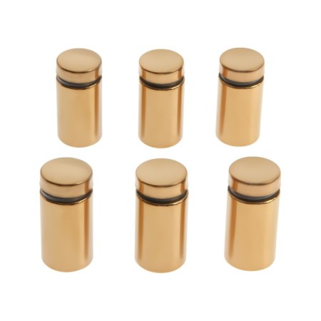 Remote holder for signs, 16x30 mm, color gold, set 6 pcs.