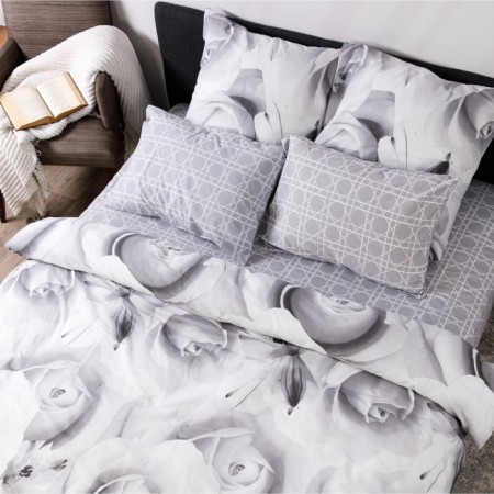 Luisa de rose rose 175x215, 180x215, 70x70cm 2pcs 2pp 2pcs, Poplin 110g/m HL100%-4