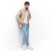 Men's shirt mist overSize size 52, milk