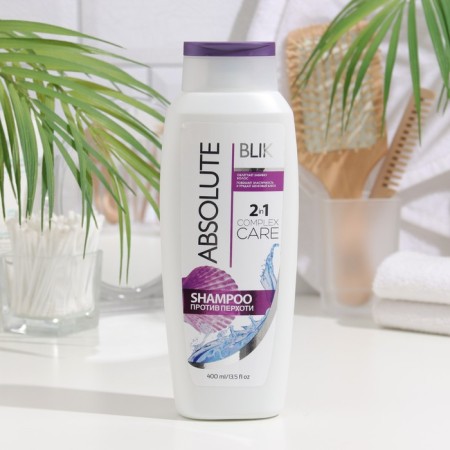 Hair shampoo Absolute Blik against dandruff Complex Care, 400 ml