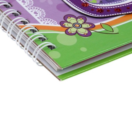 Notebook Gift Book on a lock, A5, 50 sheets, line, "VAZ", mix-4